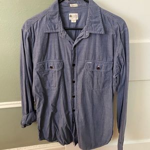Men’s J. Crew Tailored Casual Button Down Size L